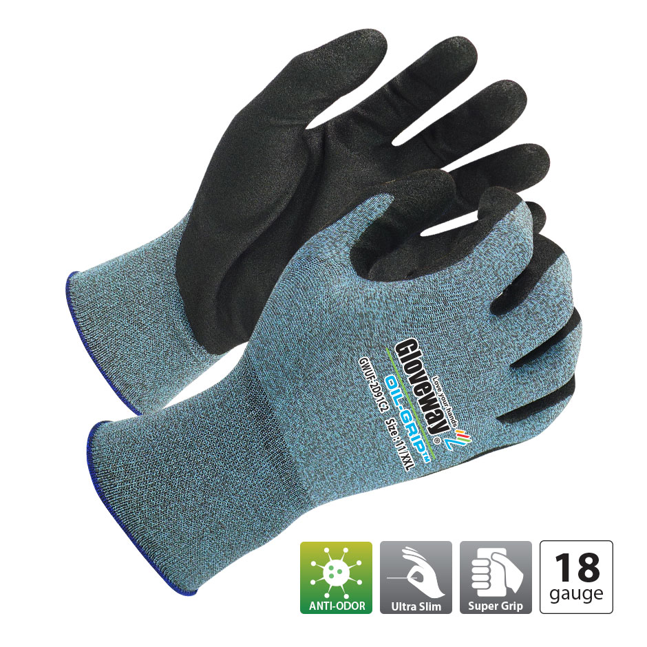 oil grip gloves